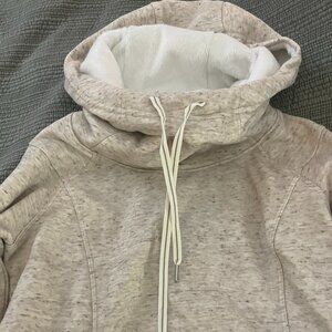 Marmot Turtleneck/Hoodie Sweater in Beige